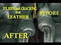 FIX RIPS and CRACKING on a LEATHER CHAIR