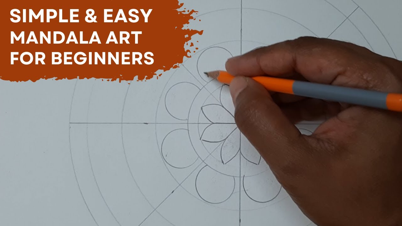 Mandala art for beginners | Simple mandala designs | Step by step | #2