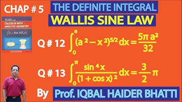 Ch#5|The Definite Integral| Exercise 5.4 Q12 & 13 |Calculus & Analytic Geometry by SM Yusuf Lec 34