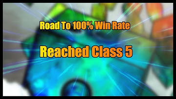 Road to 100% win rate Reached Class 5 (Random Dice)