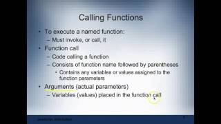 Chapter 2.1 Working with Functions
