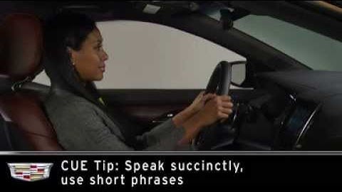 Cadillac Cue Natural Voice Recognition
