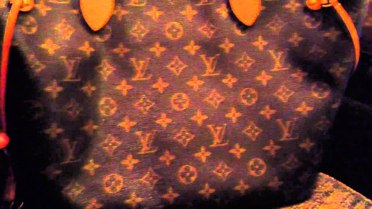 patina of the Louis Vuitton neverfull - YouTube