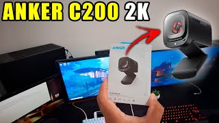 Webcam Barata com ALTA QUALIDADE 2K Vale a pena comprar a Anker c200 do Aliexpress 