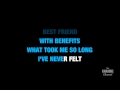 Head Over Feet in the Style of "Alanis Morissette" karaoke with lyrics (no lead vocal)