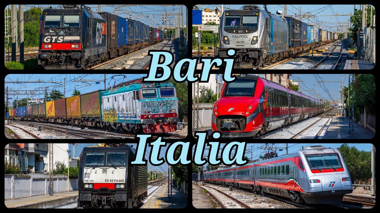 Pociągi w Bari | Treni in Bari - YouTube