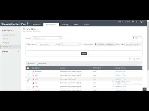 Recovering deleted AD objects with all their attributes intact