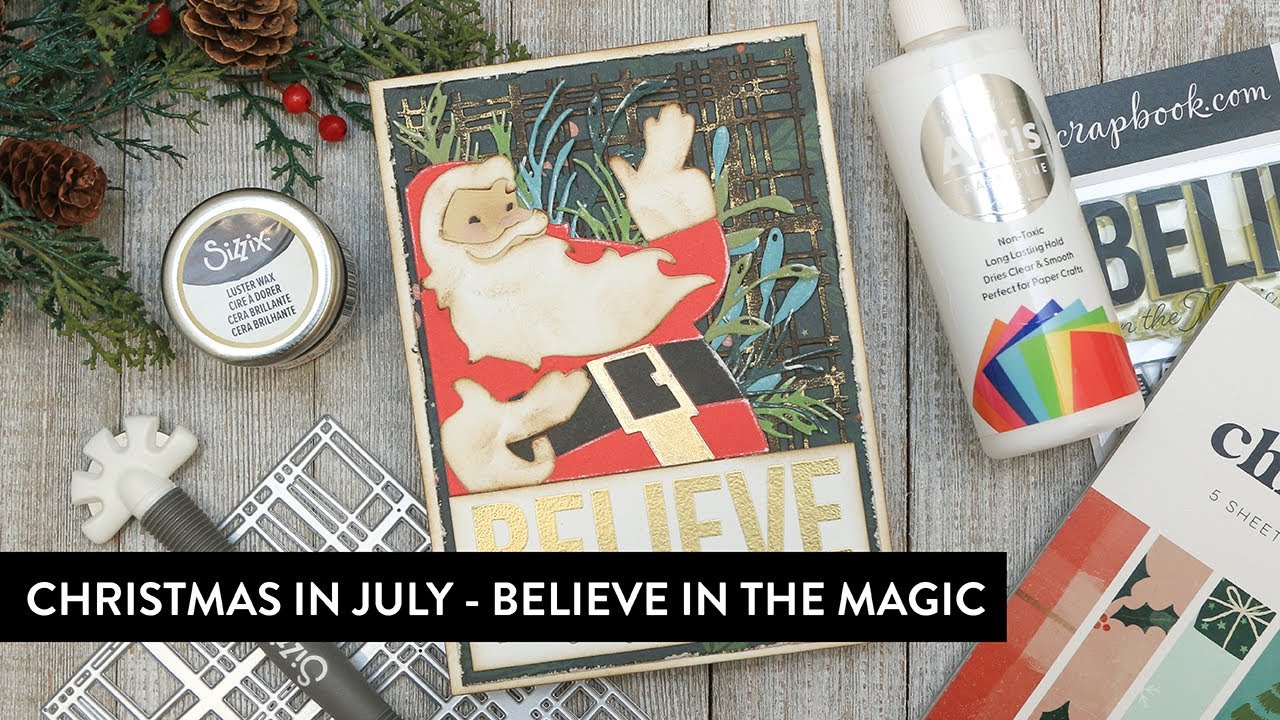 Christmas In July Series No. 1 | Believe In The Magic Christmas Card ...