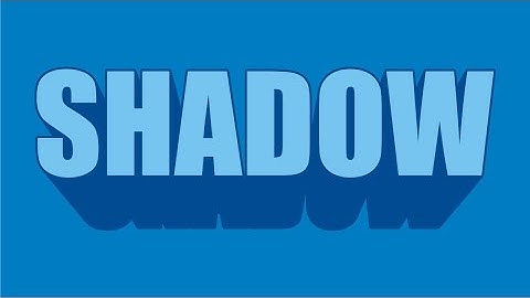 How to add Solid shadow Effect in an Object with Coreldraw
