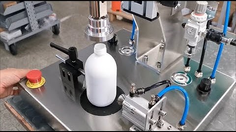 Adelphi - Pneumatic Capping Machine Video