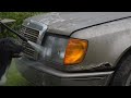 Pressure Washing 1988 Mercedes-Benz w124 200D After 16 Years