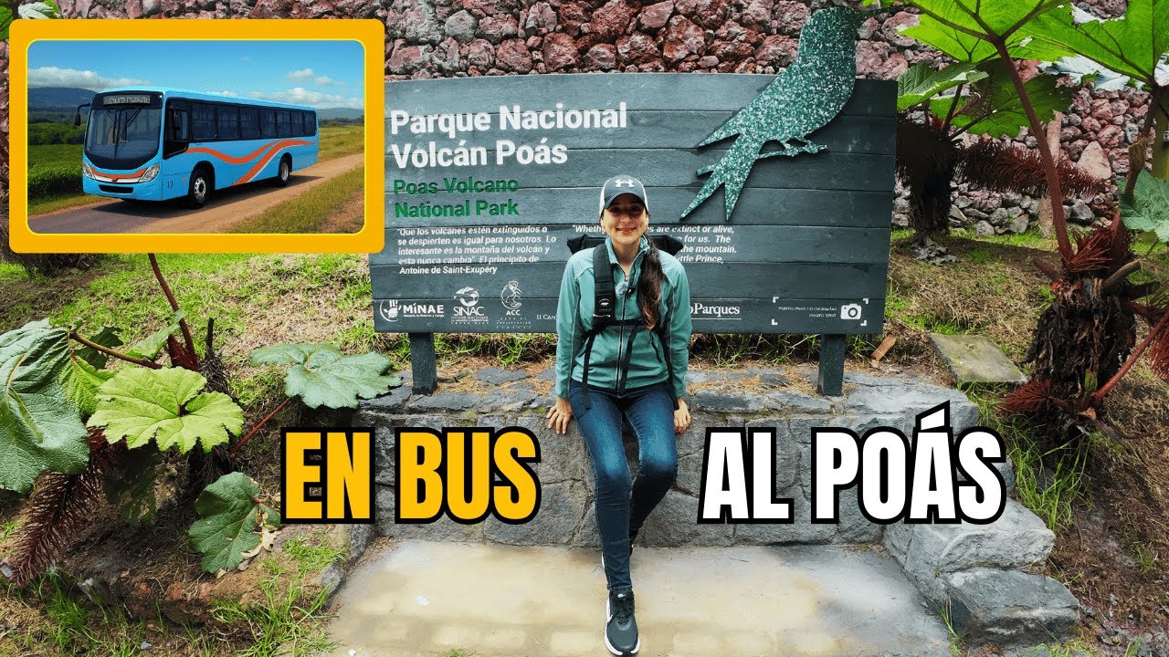 Volcán Poás en Transporte Público 🌋 | Todo lo que debes saber