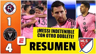 Doblete Messi Lideró Goleada Inter Miami 4-1 Vs New England Revolution Gol Suárez Y Cremaschi Mls