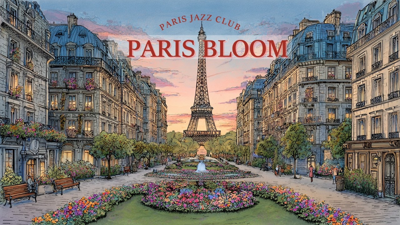 𝐏𝐀𝐑𝐈𝐒 𝐈𝐍 𝐒𝐏𝐑𝐈𝐍𝐆 𝐁𝐋𝐎𝐎𝐌 🌸 French Café Music | Piano & Accordion