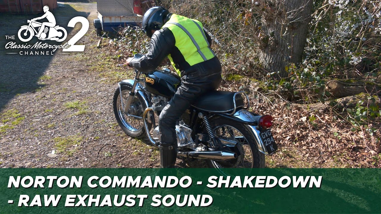 Following the Norton Commando on our digicam bike – uncooked exhaust sound