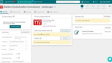 Inviting additional stakeholders (Clients, prime/sub-consultants)