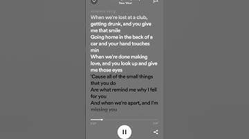 Thumbnail of New West - Those eyes (sped up) (lyrics) #newwest #thoseeyes #lyrics