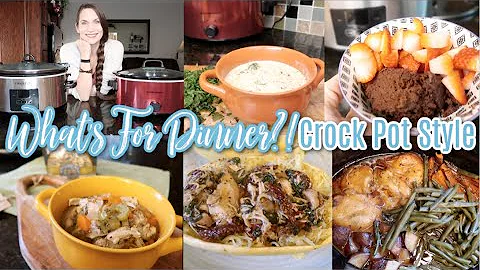What's For Dinner?!  Week of Crockpot Meals!  Wads...