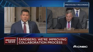 Facebook's Sandberg and Twitter's Dorsey give Senate testamony