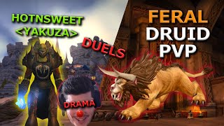 Rank 14 Feral Druid WPvP / Stormwind / Ironforge + duels vs @Hotnsweet