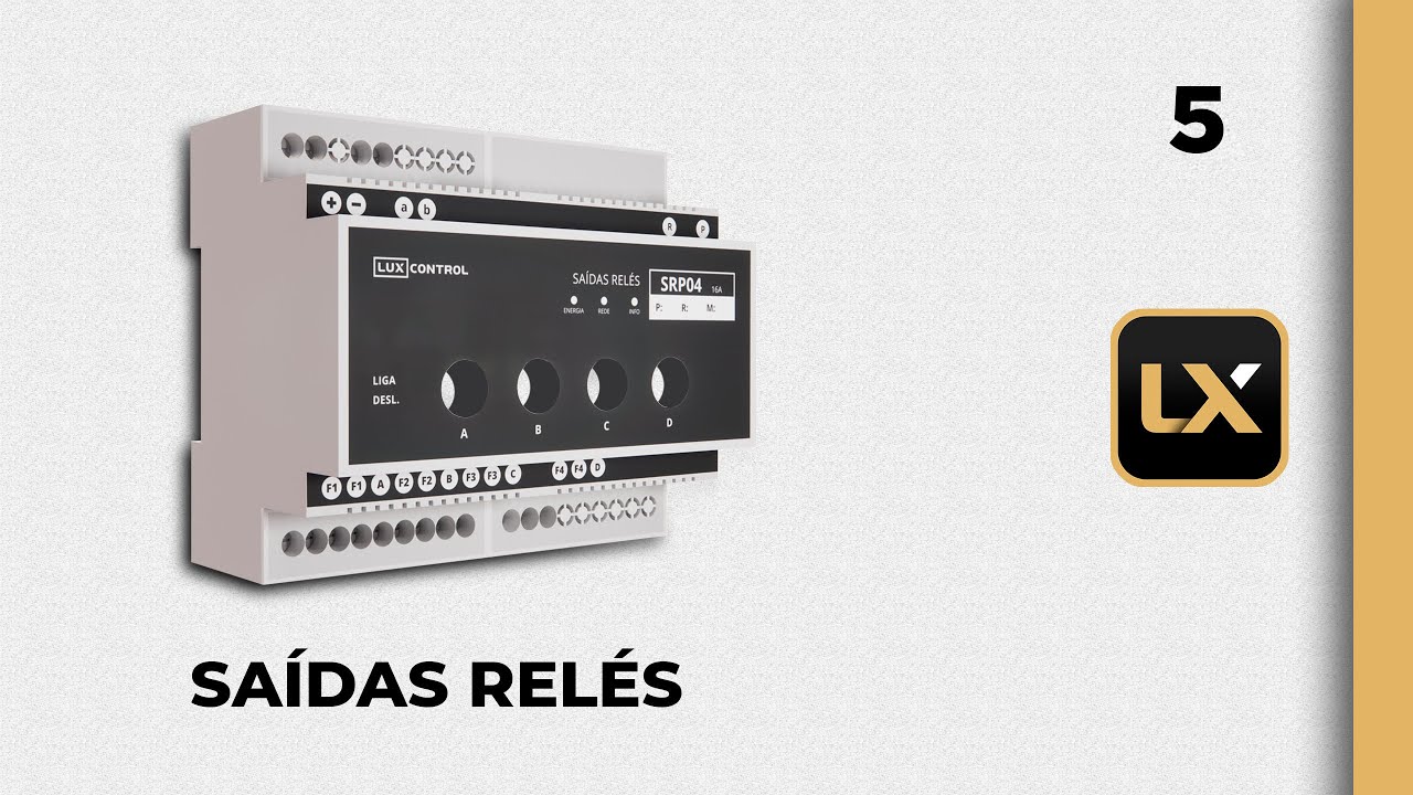 Luxcontrol - Automação: Saídas Relés - YouTube
