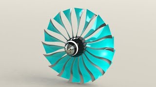 Solidworks Full tutorial: Jet Engine Turbofan Blade Model Design