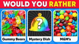 Would You Rather…? MYSTERY Dish Edition 🍕🍽️ Quiz Kingdom