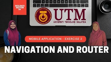 Mobile Application Programming - Exercise 2 (Navigation and Router)