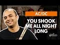 You Shook Me All Night Long - AC/DC (aula de bateria)