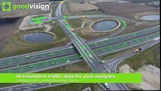 GoodVision's drone traffic video surveys, connections under the bridge