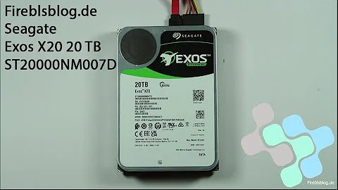 Fireblsblog Seagate Exos X20 20TB ST20000NM007D Enterprise Festplatte HDD