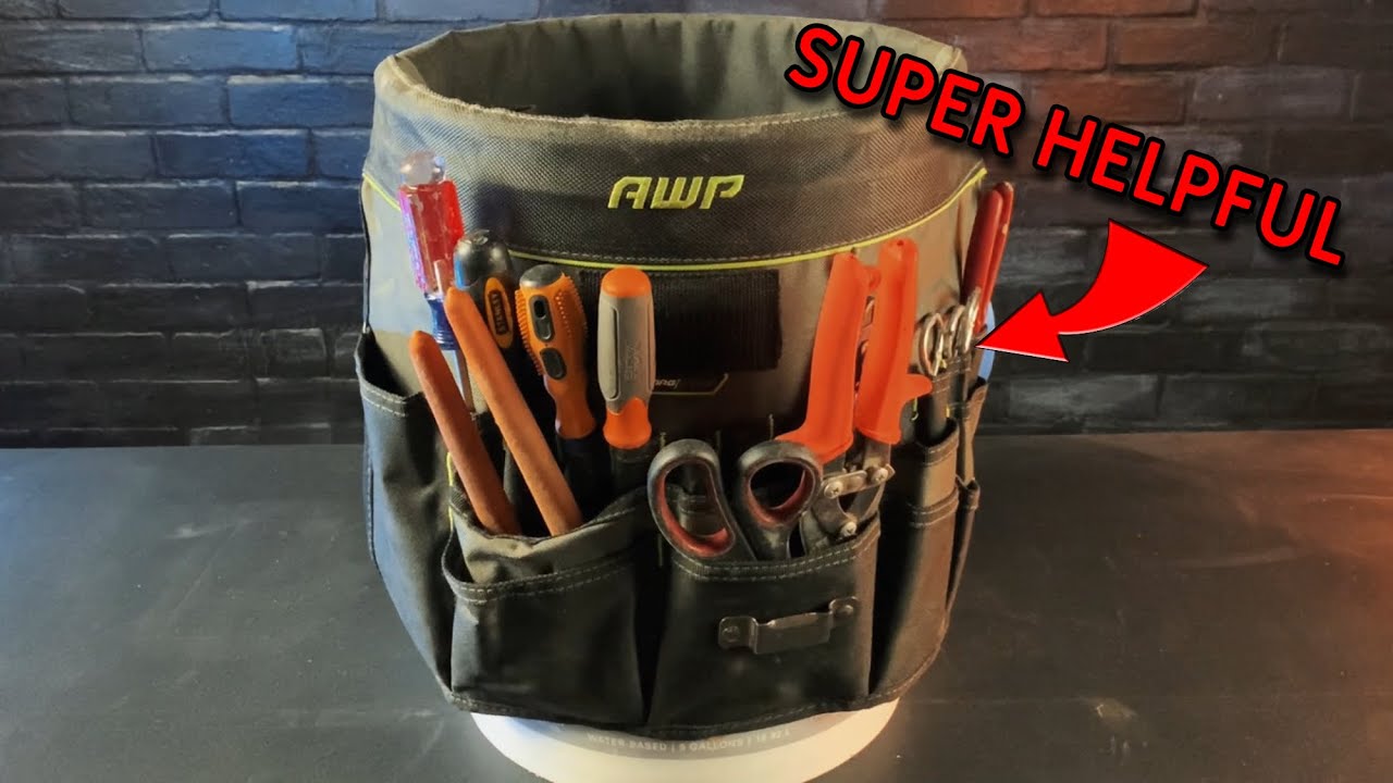 61 Pocket Bucket Organizer 