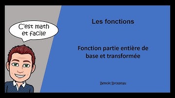 Fonction partie entière de base et transformée