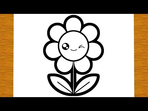 Video: Hoe Teken Je Bloemen Voor Kinderen