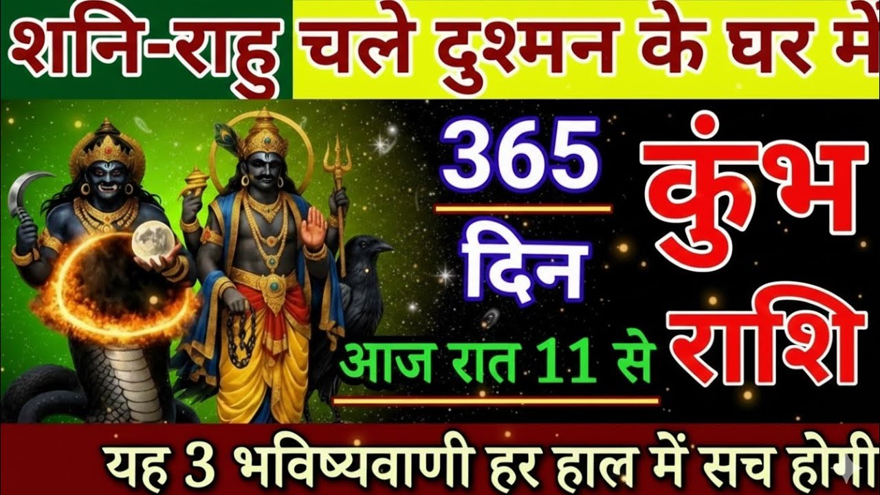 कुंभ राशि: मेरी भविष्यवाणी गलत हुई तो ज्योतिष छोड़ दूंगा! 😱 पत्थर की लकीर है ये सच, अभी देख लो वरना 