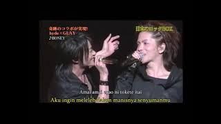 L'Arc~en~Ciel ( hyde ) ft GLAY - Yuuwaku/誘惑 & Honey | Live @Jack in The Box '07 | Indonesia Subtitle