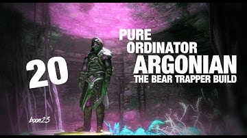 Skyrim Pure Ordinator Argonian Bear Trapper Build, Part 20