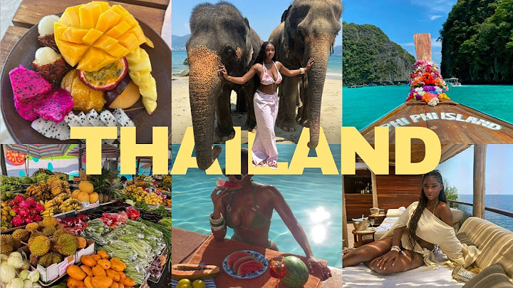TRAVEL VLOG| luxury villa + elephants + thai food + phi phi islands+ BIRTHDAY VLOG!