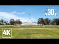 Canberra Walk from City to Parliament | 4K | 3D Binaural Audio