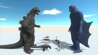 Carnivore Dinosaur Showa Godzilla VS Solomon infernals  Animal Revolt Battle Simulator