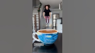 How I magically jumped into a cup of coffee ☕️✨