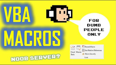 [👾Excel Retro]: what are macros / 1 minute tutorial