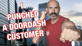 Electric scooter Doordash driver KNOCKS OUT A NO TIP CUSTOMER! Kaabo Mantis King GT foood delivery