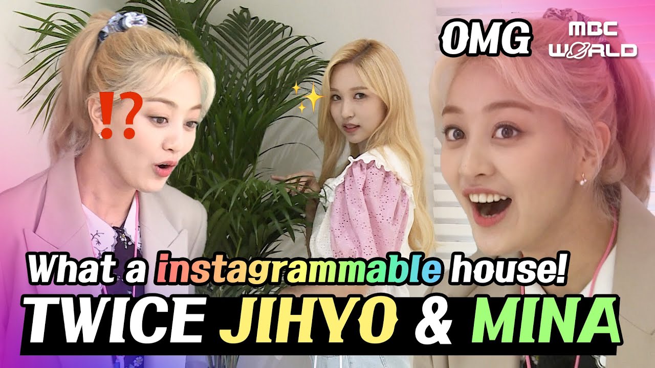 [C.C.] A photogenic house that even TWICE was amazed by!🏡🏡 #TWICE #JIHYO #MINA