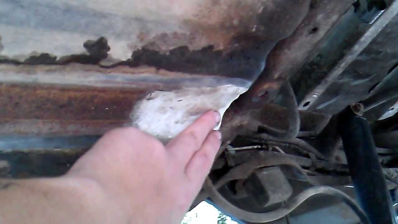 How do you fix a leaking gas tank?