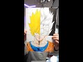 Je dessine songoku dans 4 styles diffrents