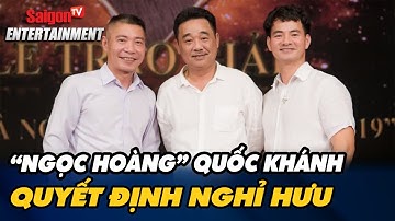 “Ngọc Hoàng” NSƯT Quốc Khánh TRẢI LÒNG rớt nước mắt trong ngày nhận quyết định NGHỈ HƯU | Showbiz