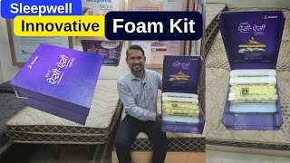 Sleepwell Mattress innovative Foam Kit! Mattress Foam Display Kit!