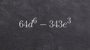 Factoring a binomial using the difference of two cubes
