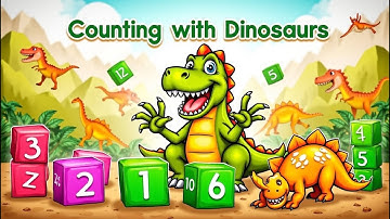 Counting with Dinosours | Learn Numbers 1 to 10 with Dino Friends!
